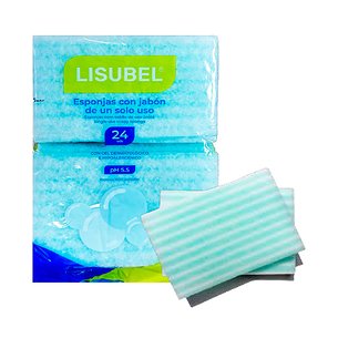 Esponjas de Sabão Lisubel 24 Unidades