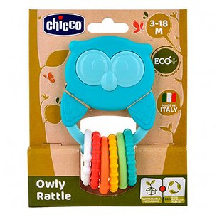 Chicco Sonajero Buho Eco 3-18m