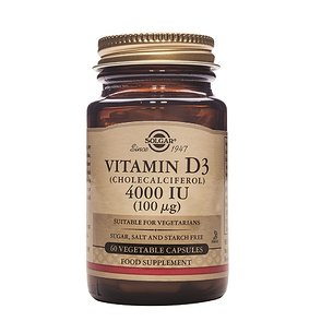 Solgar Vitamina D3 4000ui 60 Caps 100mcg