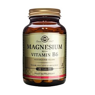 Solgar Magnesium Vitamin B6 250 Tabletten