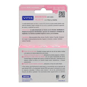 Fio dental Vitis Soft Fluoreto e Menta 55m 2