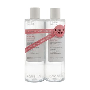Sensilis Água Micelar para Pele Sensível 2x400 ml Promo