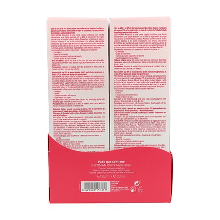 Woman Isdin Anti-estrias 2x250ml Promo