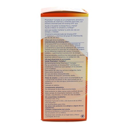 Pharmaton Complex 60 Comprimidos