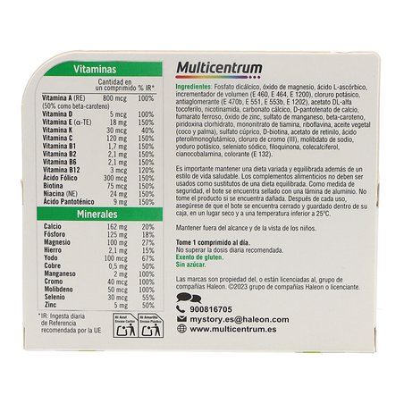 Multicentrum Select 50 90 Comprimidos