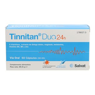 Tinnitan Duo 24 Horas 60 Cápsulas