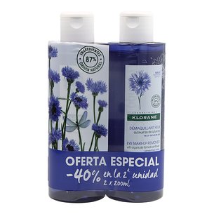 Klorane Cornflower Eye Make-up Remover 2 x 200 ml Promo