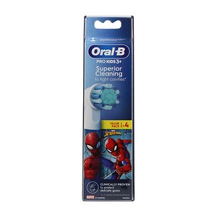 Escova de Reposição Oral B Spiderman 4 Unidades