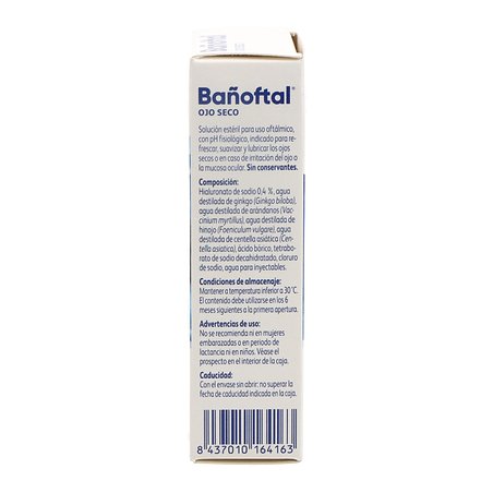 Bañoftal Olho Seco Multidose 0,4% 10 ml