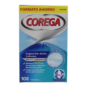 Corega Bioaktiver Sauerstoff 108 Tabletten Promo