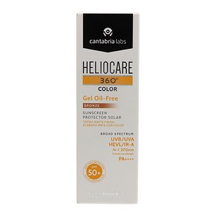 Heliocare 360 Gel Color Oil Free Bronze FPS 50 50