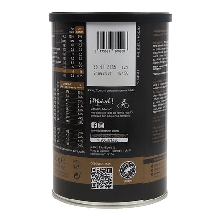 Bimanan Milkshake Sabor Cappuccino 360 g