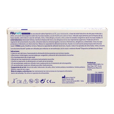 Aluneb Hipertonico 20 Viales 5 ml