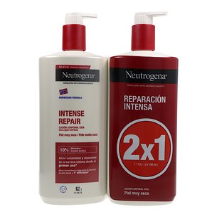 Neutrogena Norwegian Formula Intense Repair Lotion para pele muito seca e áspera 2 x 750 ml Promo