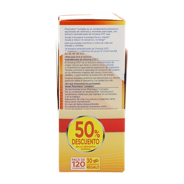 Pharmaton Complex 2x60 comprimidos promoção