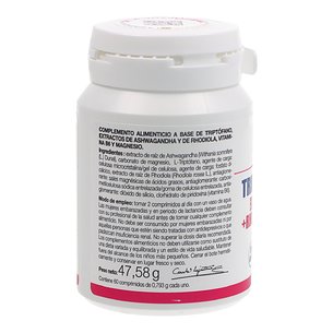 Triptofano Plus com Ashwagandha + Rhodiola e Magnésio 60 Comprimidos 2