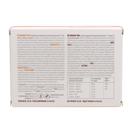 Genosun Oral 30 Comprimidos