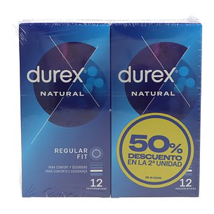 Durex Natural Classic Preservativos 2x12 Unidades Pro