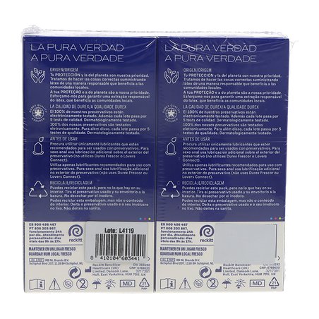 Durex Preservativos Natural Classic 2x12 Uds Pro