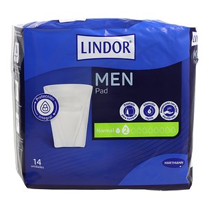 Lindor Premium Men Pad 2 Gotas 14 Uds
