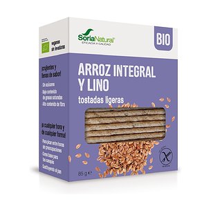 Soria Natural Arroz Integral Torrado e Linhaça 85g 