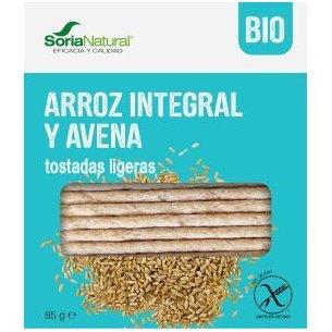 Torrada de Arroz Integral e Aveia Soria Natural 85 g Ref. 80552