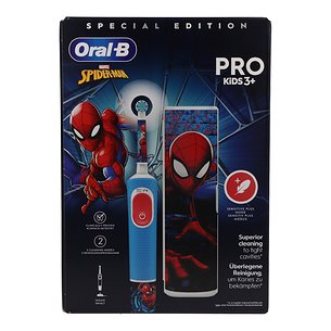 Escova de dentes elétrica recarregável Oral B Spiderman para crianças 