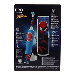 Escova de dentes elétrica recarregável Oral B Spiderman para crianças  2