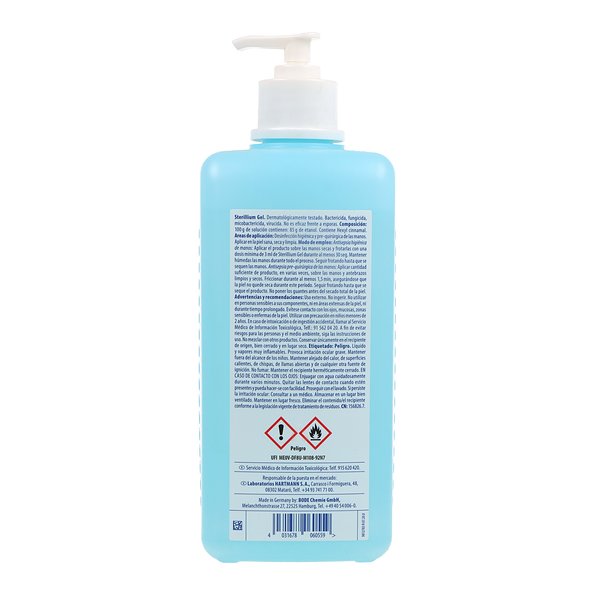 Gel antisséptico para mãos Sterillium com válvula 