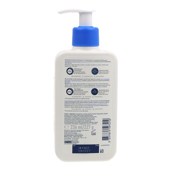 Cerave Locion Hidratante Piel Seca Muy Seca 236 