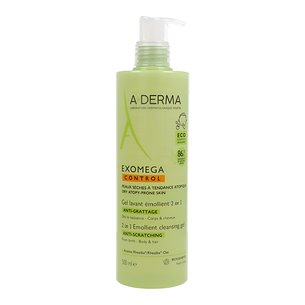 Aderma Exomega Gel de Limpeza 2 em 1 500 ml