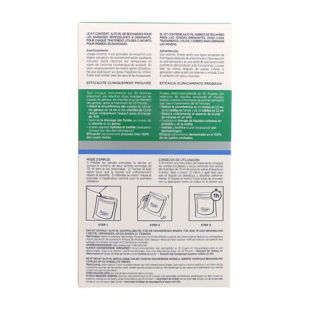 Refis de curativos cosméticos Somatoline , pacote com 6 unidades