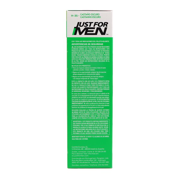 Just For Men Cabelo Castanho Escuro Anti-Grisalho