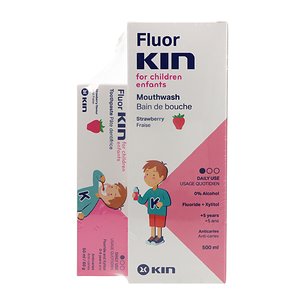 Fluorkin Infantil Enjuague Fresa 500 ml