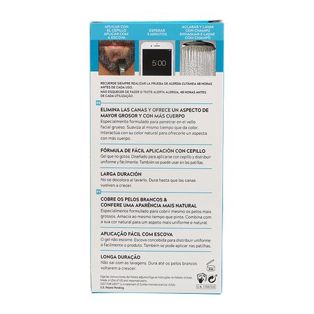 Just For Men Barba Bigote Negro