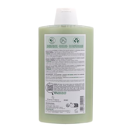 Shampoo Leite de Amêndoa Klorane 400 ml