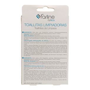 Lenços umedecidos para limpeza de óculos Farline , pacote com 24 unidades 2