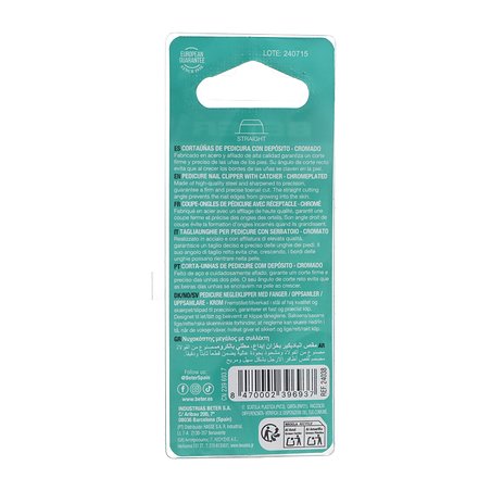 Beter Chrome Pedicure Nail Clipper 9cm Depósito