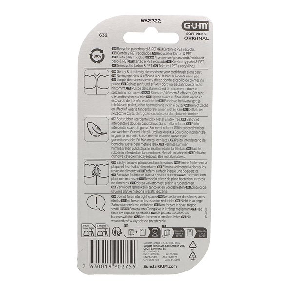 Gum Soft Picks Original Regular 50 Units