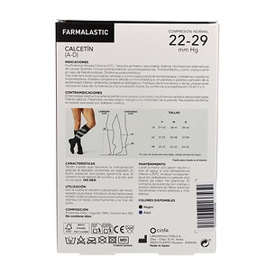 Calcetin Farmalastic Normal Negro Tmed 2