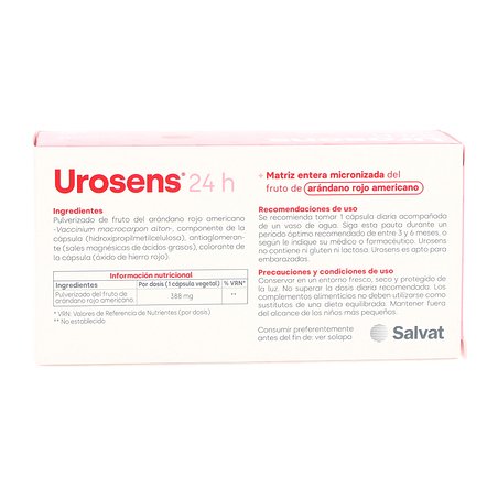 Urosens 24h 135mg 60 Capsulas