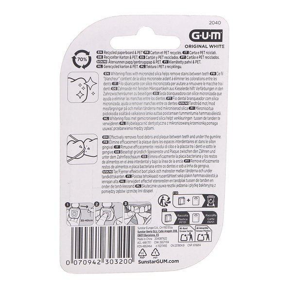 Gum Whitening Dental Floss 30 Meters
