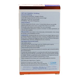 Curcuma 20.000mg 60 Comps 857160 Lamberts 2