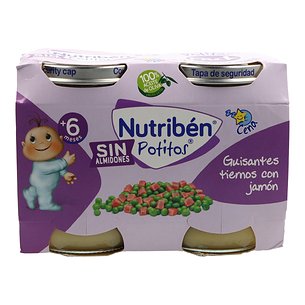 Nutriben Peas and Ham Dinner 2x190 g