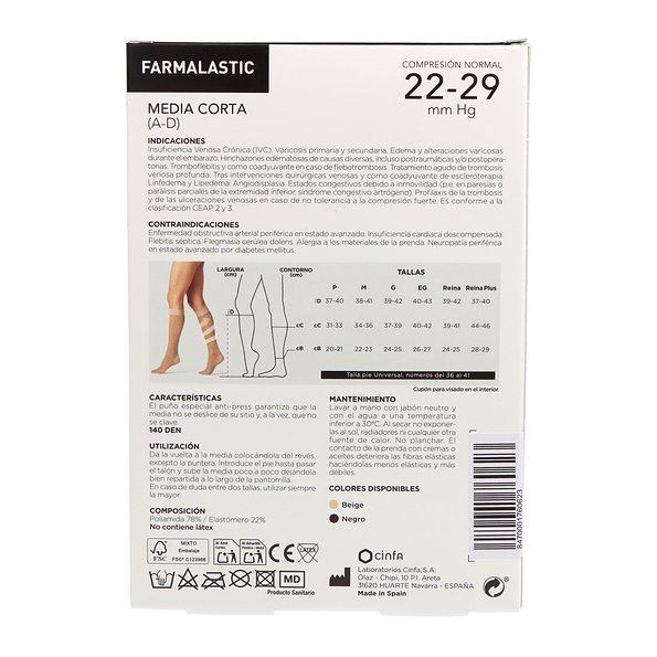 Farmalastic Fechar Curto Normal Rp Media