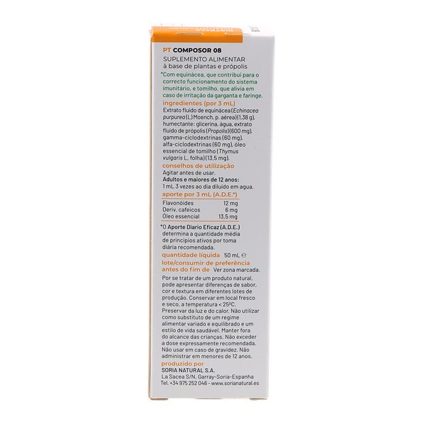 Soria Natural Composor 08 Echina  Complex 50 ml