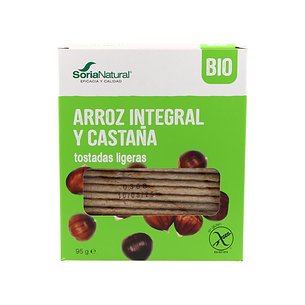 Soria Natural Rice and Chestnut Toast 95g