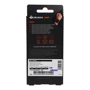 Orliman Sport Adjustable Elastic Wristband Os626 Tu 2