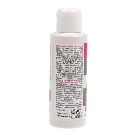 Actifemme Gel Intimo Ph 4,5 100ml.