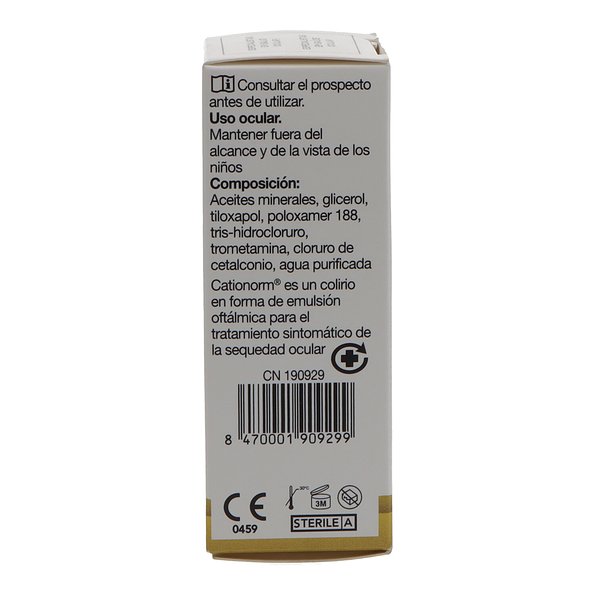 Lágrima artificial Cationorm 10 ml